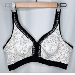 Cacique Cotton Wireless Full Coverage Bra 48DD  No Wire Lane Bryant